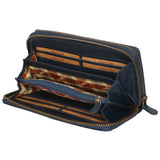 Portafoglio da uomo in vera pelle RFID HILB-3628-BLU Hill Burry