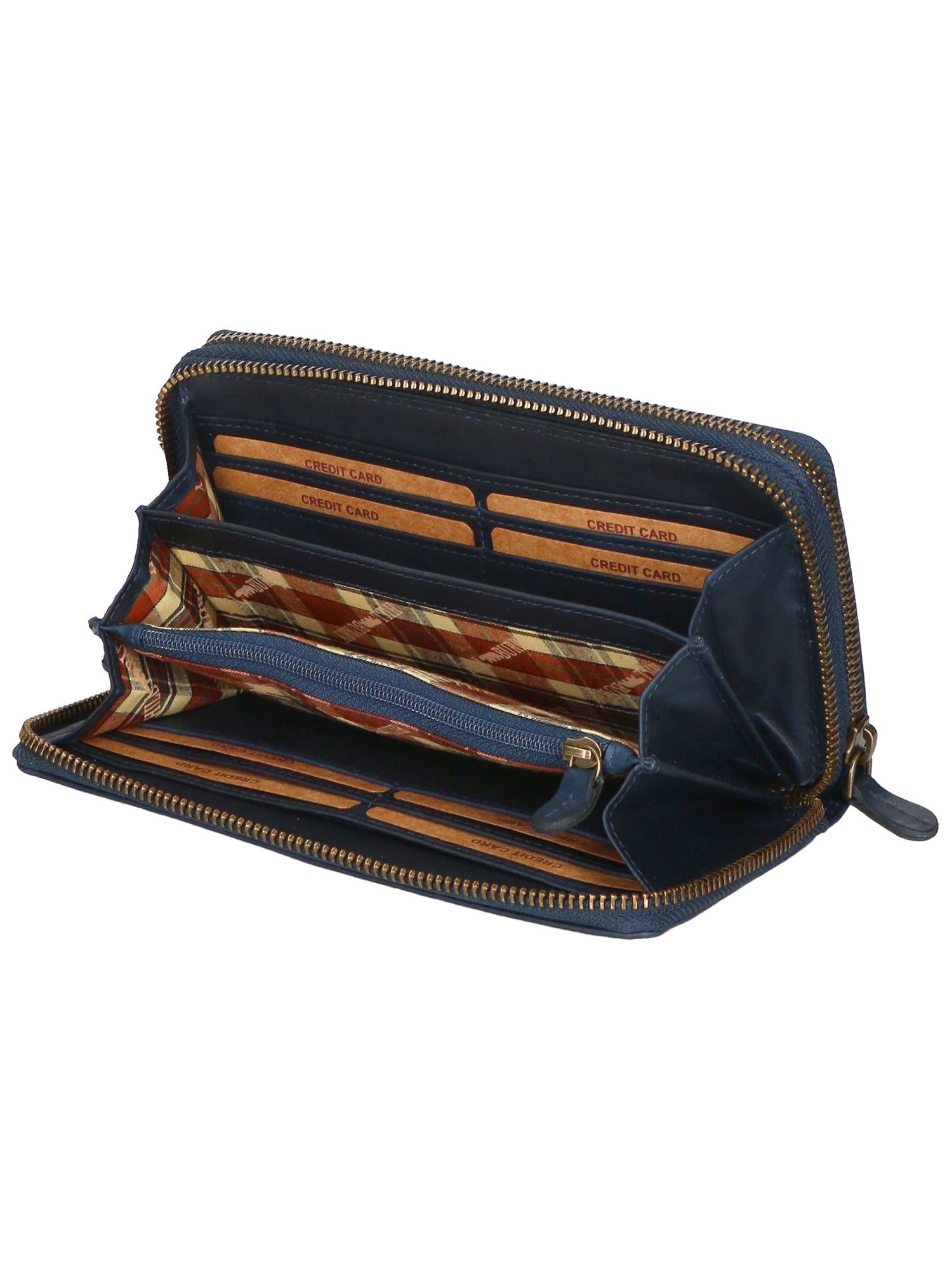 Portafoglio da uomo in vera pelle RFID HILB-3628-BLU Hill Burry