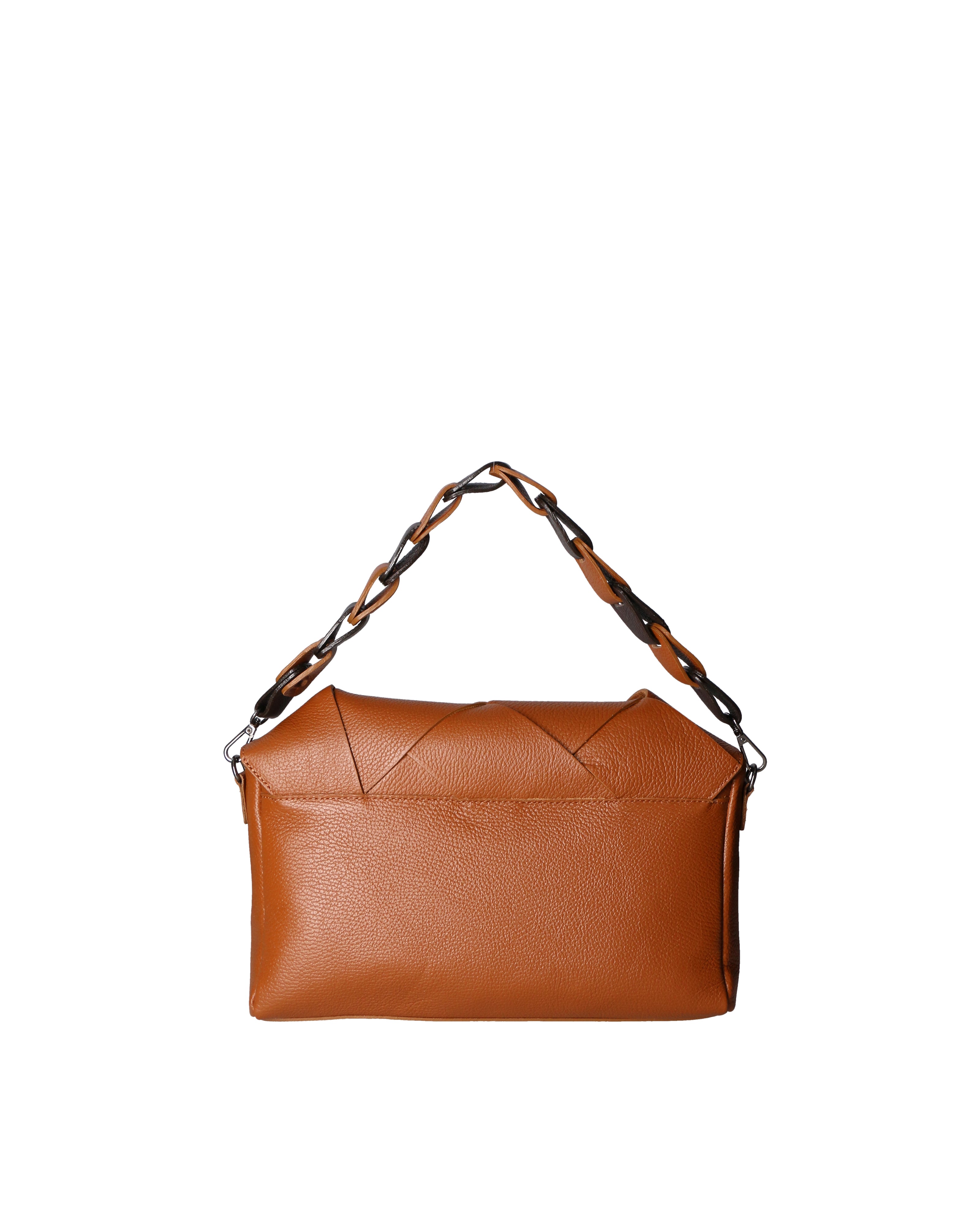 Valenza Ultra Borsa a spalla da donna Vera pelle 04155-D05 CAPPUCCINO Chiara Ferretti