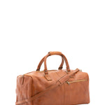 Borsa da viaggio unisex in vera pelle 100% cotone 4311-MIELE Alessia Firenze