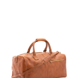 Borsa da viaggio unisex in vera pelle 100% cotone 4311-MIELE Alessia Firenze