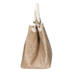 Crystalline Chic Borsa a spalla da donna Vera pelle 03631-004 TAUPE Chiara Ferretti