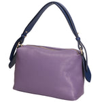 Vivienne Borsa a spalla da donna Vera pelle 06674-D87 VIOLET + D24 BLU Gave Lux