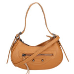 Galatea Borsa a spalla da donna Vera pelle 05708-D44 CUOIO COGNAC Gave Lux