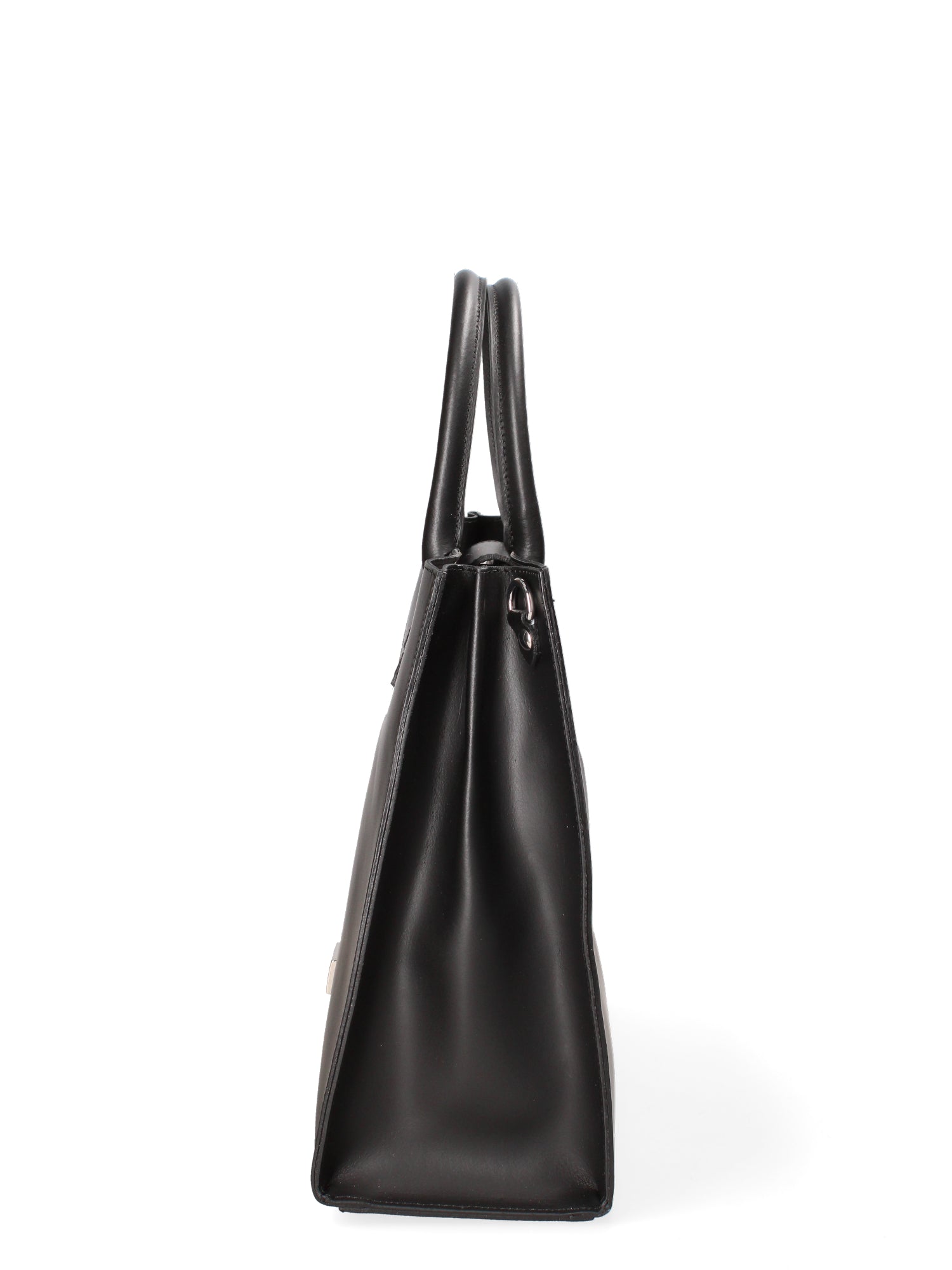 Borsa a mano da donna 100% vera pelle JR-W-1131RU-BLACK-SILVER John Richmond