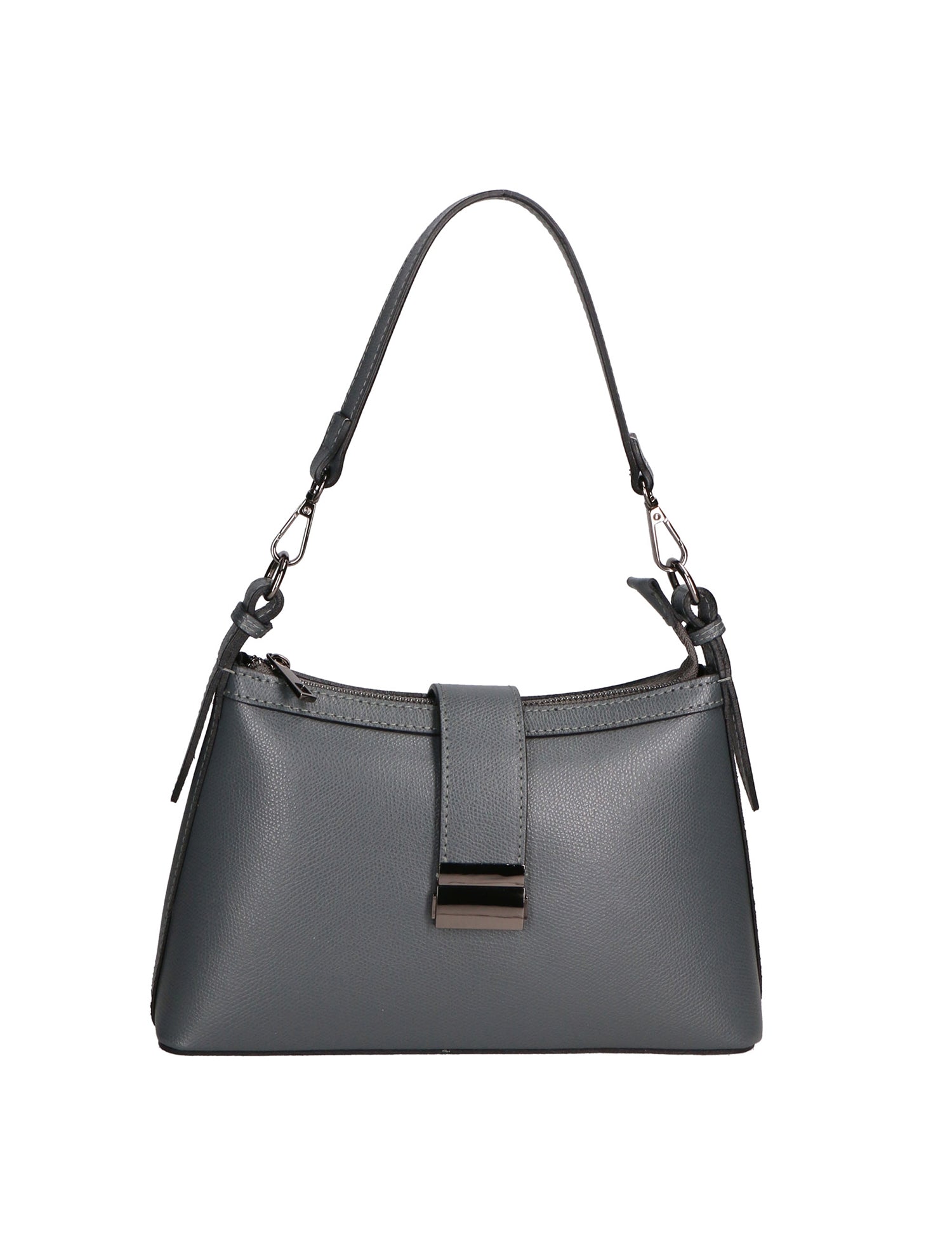 Aurelia Borsa a spalla da donna Vera pelle 05694-PL27 CENERE Gave Lux