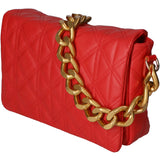 Aurélia Borsa a spalla da donna Vera pelle 04542-S58 ROSSO FUOCO Gave Lux