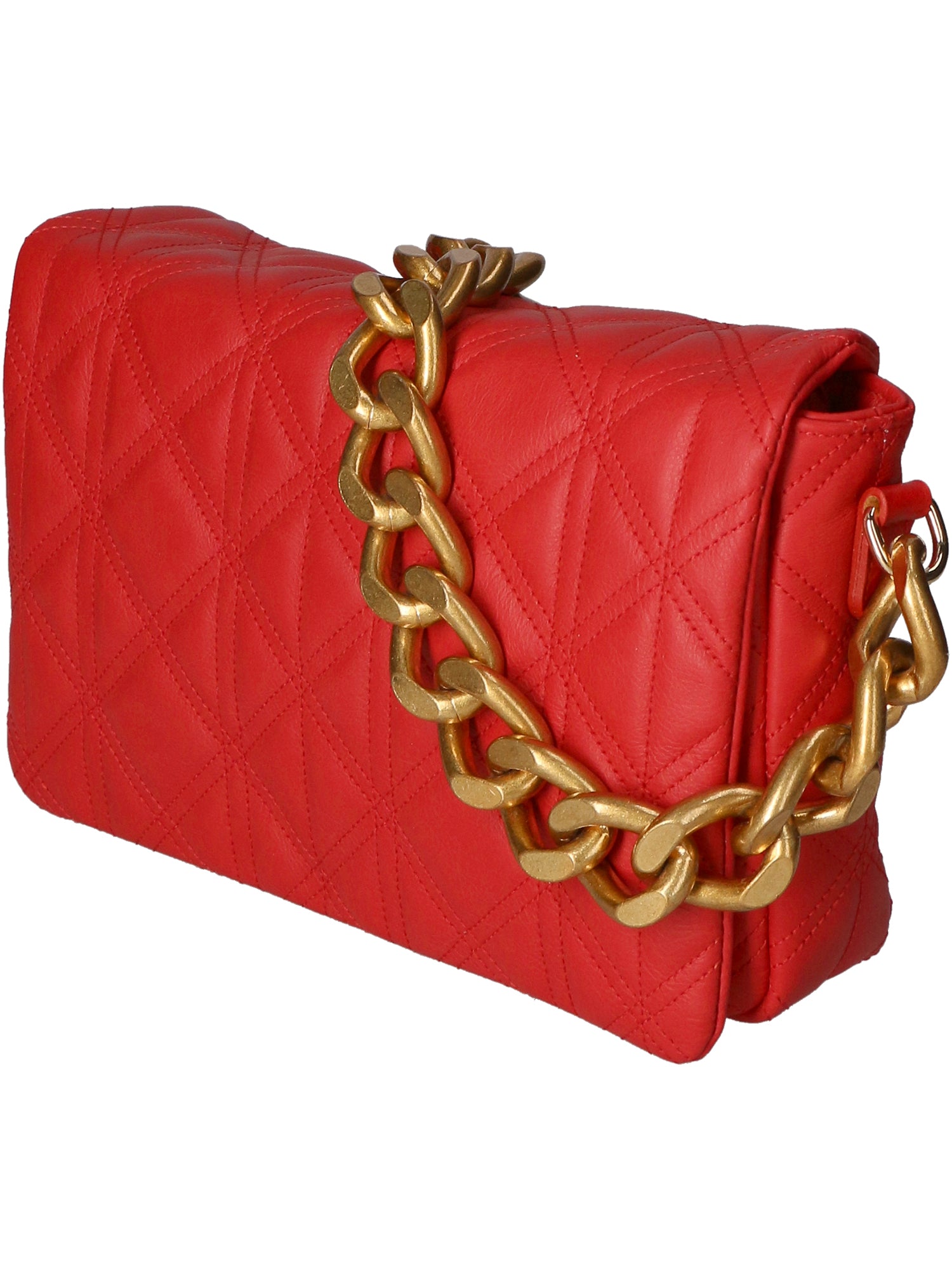 Aurélia Borsa a spalla da donna Vera pelle 04542-S58 ROSSO FUOCO Gave Lux