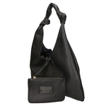 Gwenda Borsa a spalla da donna Vera pelle 06008-D28 NERO BLACK Gave Lux