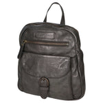 Zaino da donna in vera pelle Borsa fashion HILB-1715W-NERO Hill Burry