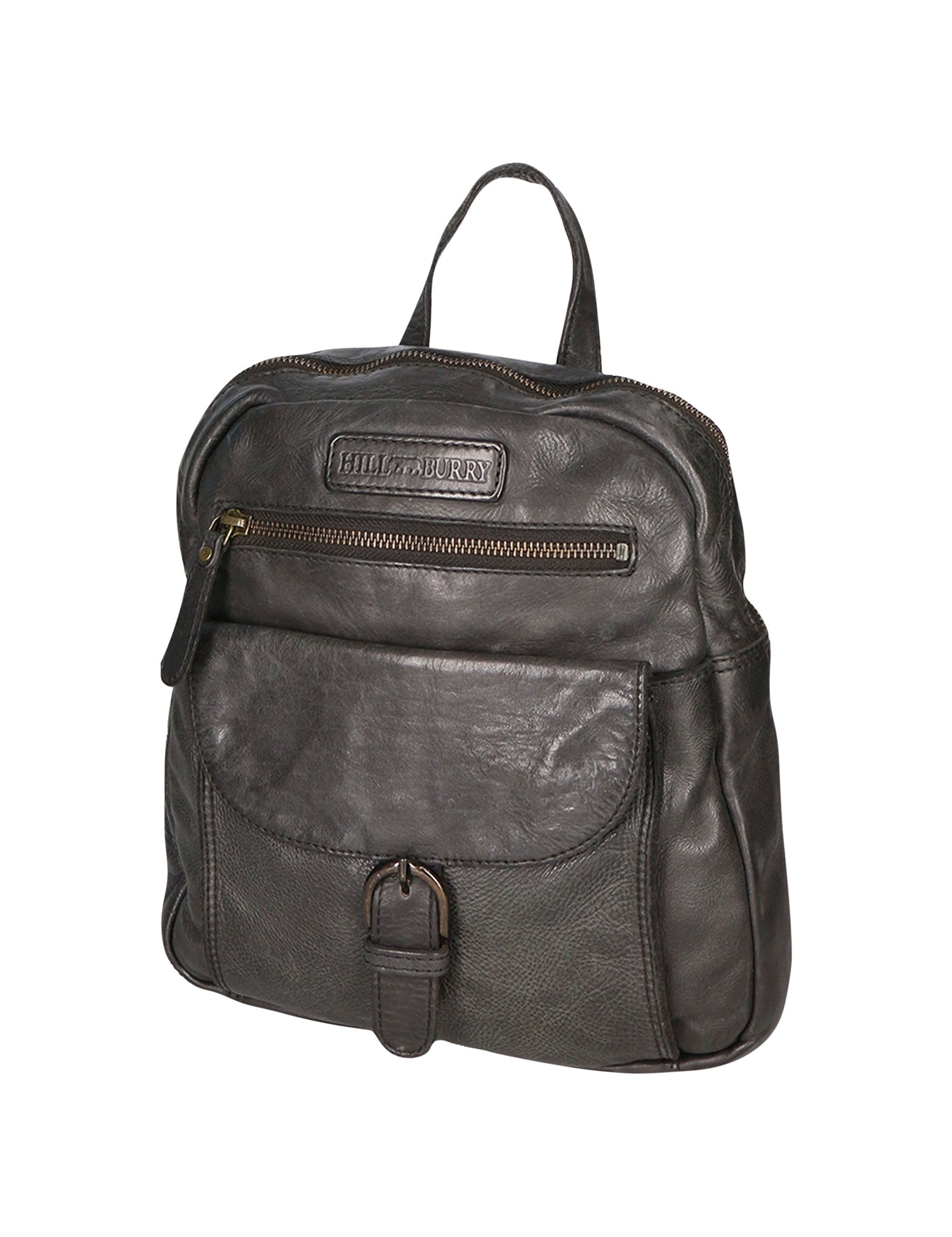 Zaino da donna in vera pelle Borsa fashion HILB-1715W-NERO Hill Burry