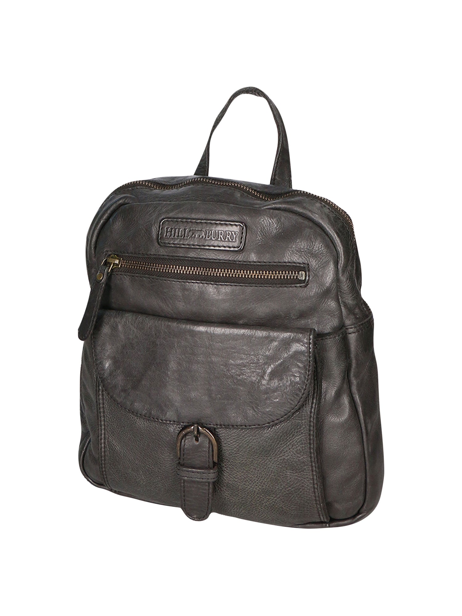 Zaino da donna in vera pelle Borsa fashion HILB-1715W-NERO Hill Burry