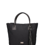 Borsa a mano da donna 100% vera pelle JR-W-1120-TP-BLACK + SILVER John Richmond