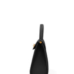 Borsa a Mano in Vera Pelle Nero