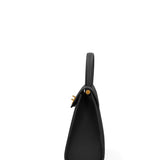 Borsa a Mano in Vera Pelle Nero