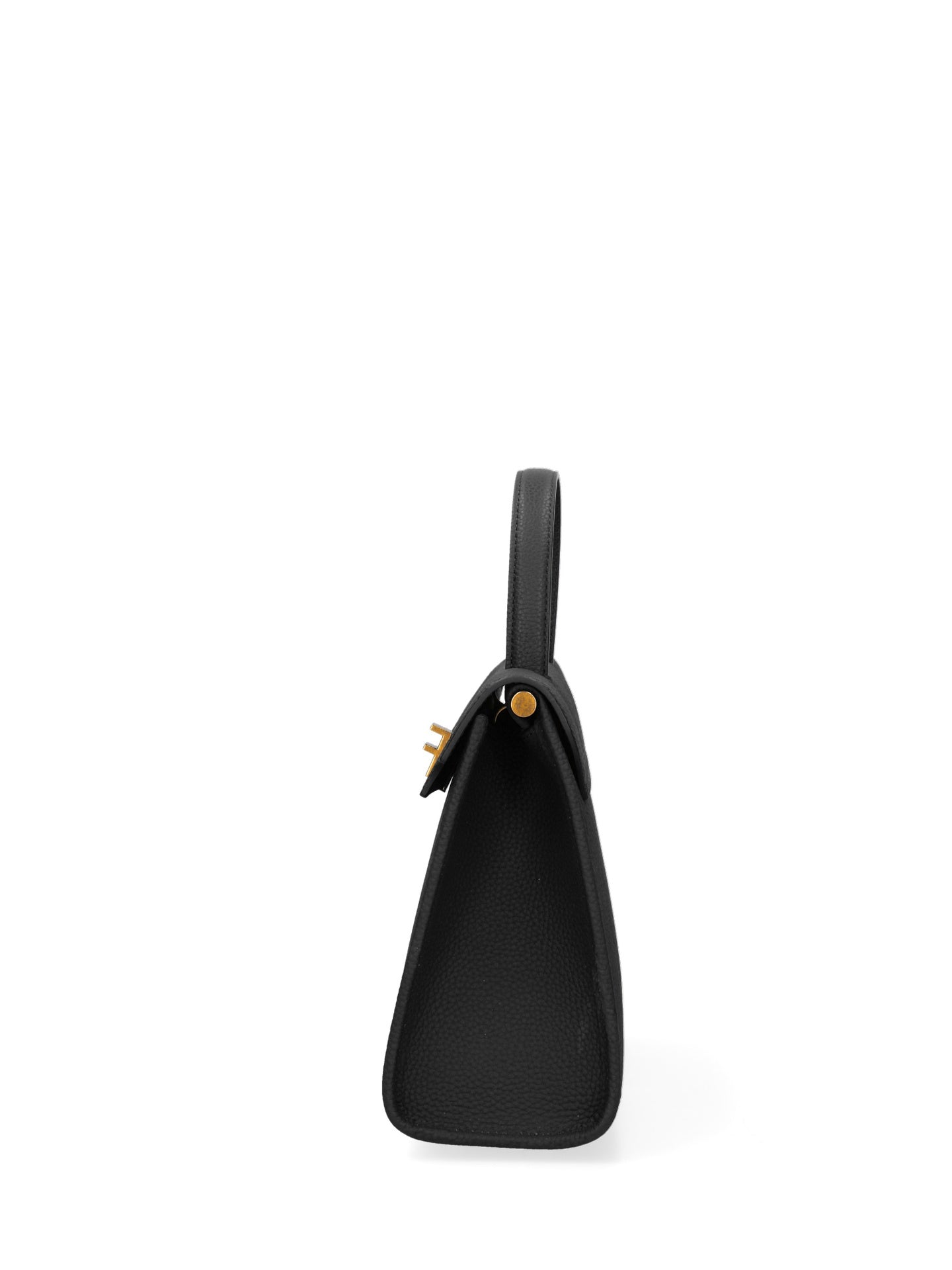 Borsa a Mano in Vera Pelle Nero