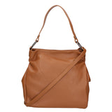 Bea Borsa a spalla da donna 100% pelle 05710-D17 CUOIO SCURO DARK COGNAC Gave Lux