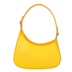Amelie Borsa a spalla da donna 100% pelle 05254-GIALLO B04 Gave Lux