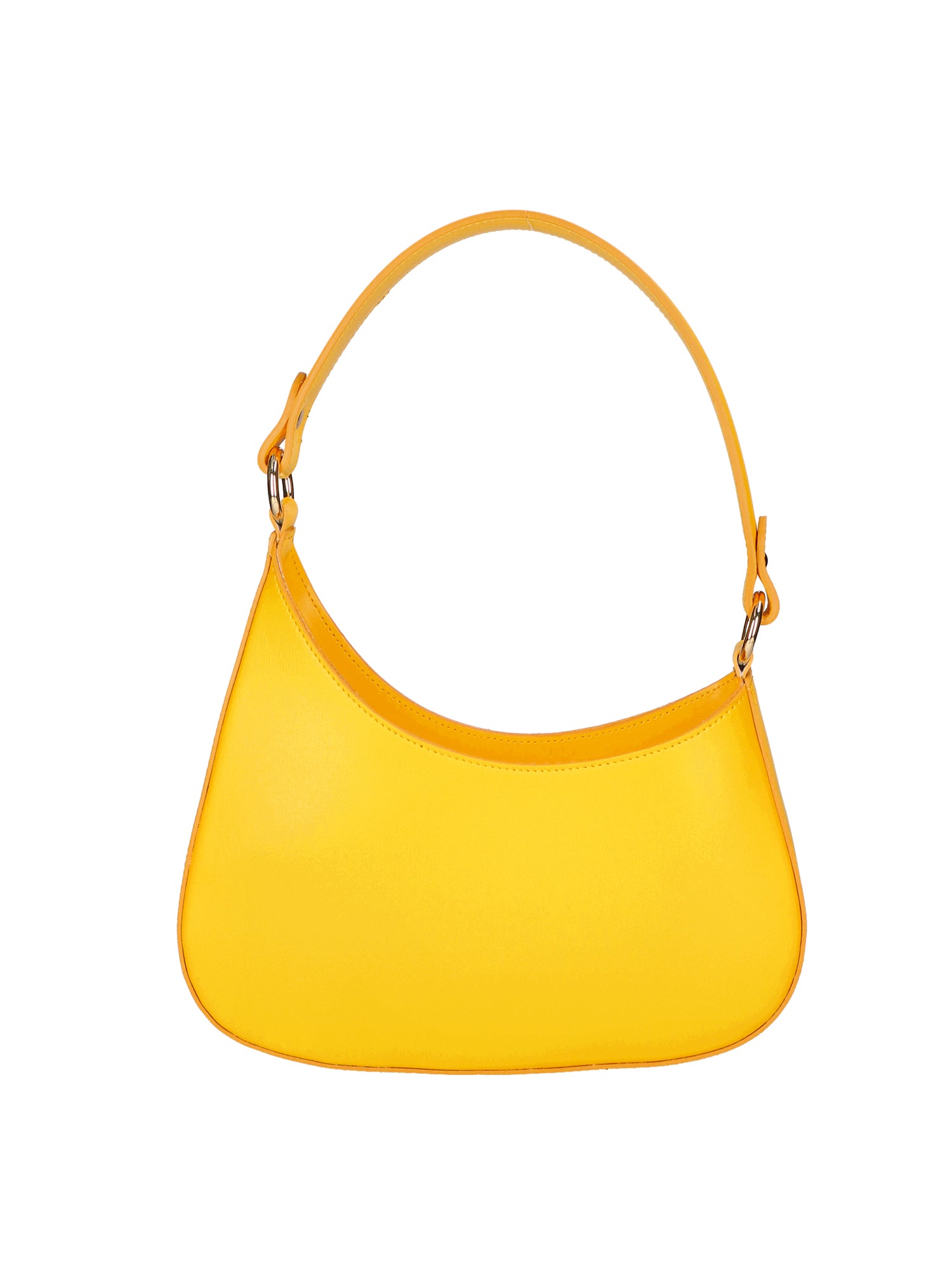Amelie Borsa a spalla da donna 100% pelle 05254-GIALLO B04 Gave Lux