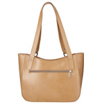Eva Borsa a spalla da donna Vera pelle 9024-FANGO TAUPE Gave Lux