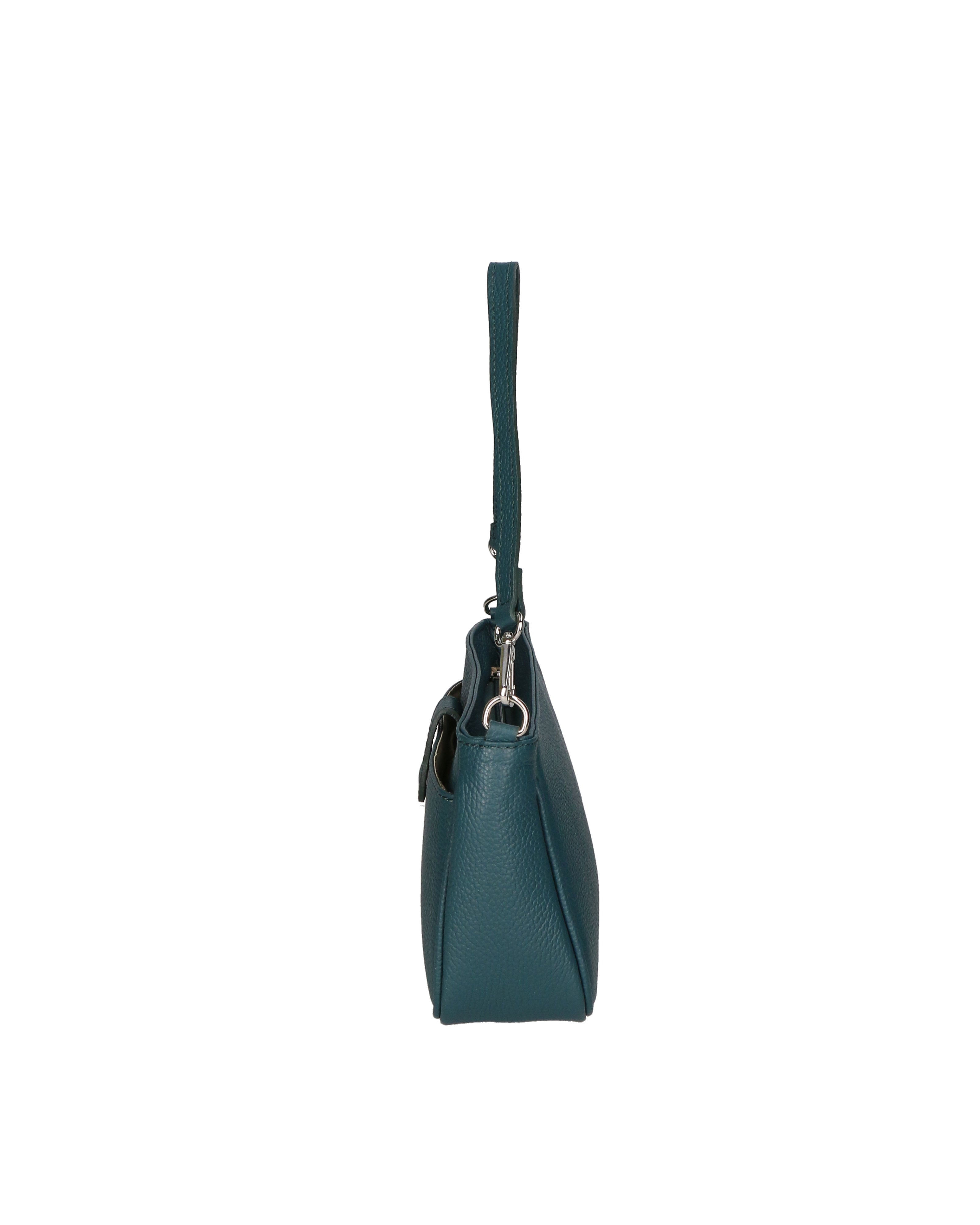 Celeste Plus Borsa a tracolla da donna Vera Pelle 04156-D33 PETROLIO Chiara Ferretti