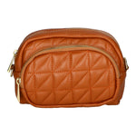 Ancilla 05305-S44 CUOIO Pochette da donna in vera pelle Gave Lux