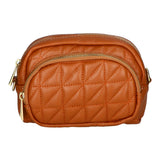 Ancilla 05305-S44 CUOIO Pochette da donna in vera pelle Gave Lux