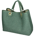 Borsa a mano da donna Paglia & Pelle MYB-05168-SS-331+D96 MENTA My Best Bag
