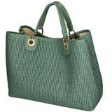 Borsa a mano da donna Paglia & Pelle MYB-05168-SS-331+D96 MENTA My Best Bag