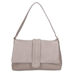 Jasmine Borsa a spalla da donna Vera pelle 06496-S77 GRIGIO PERLA Gave Lux
