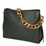 Annalou Borsa a spalla da donna Vera pelle 05417-D14 VERDE SCURO Gave Lux