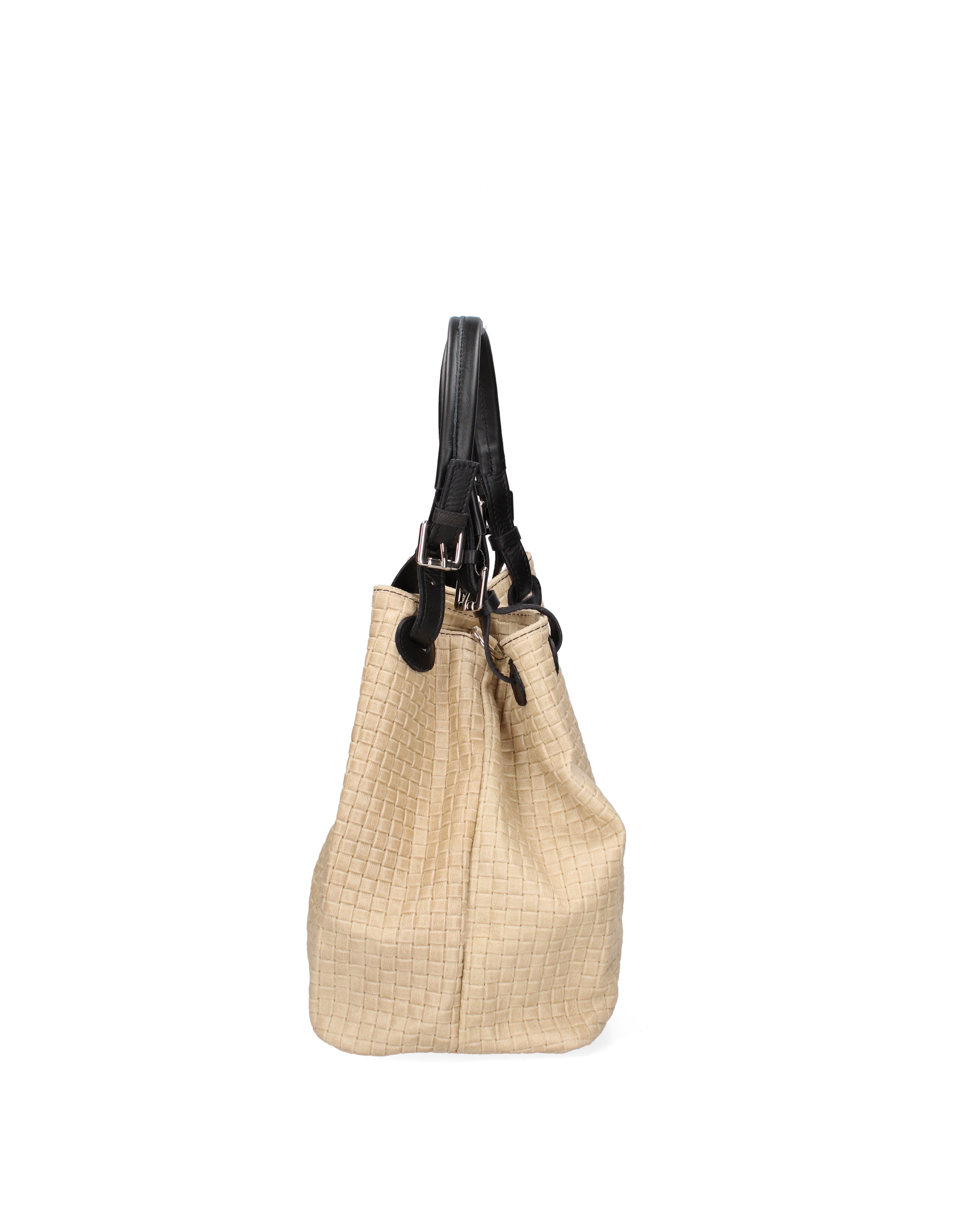 Araminta Borsa Shopper da donna Vera Pelle 80047-002 BEIGE Gave Lux