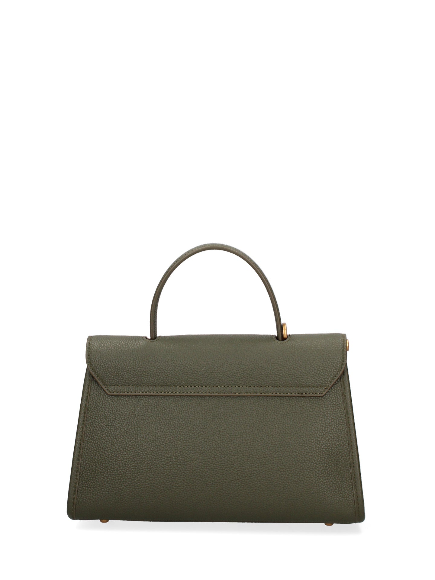 Borsa a Mano in Vera Pelle Verde