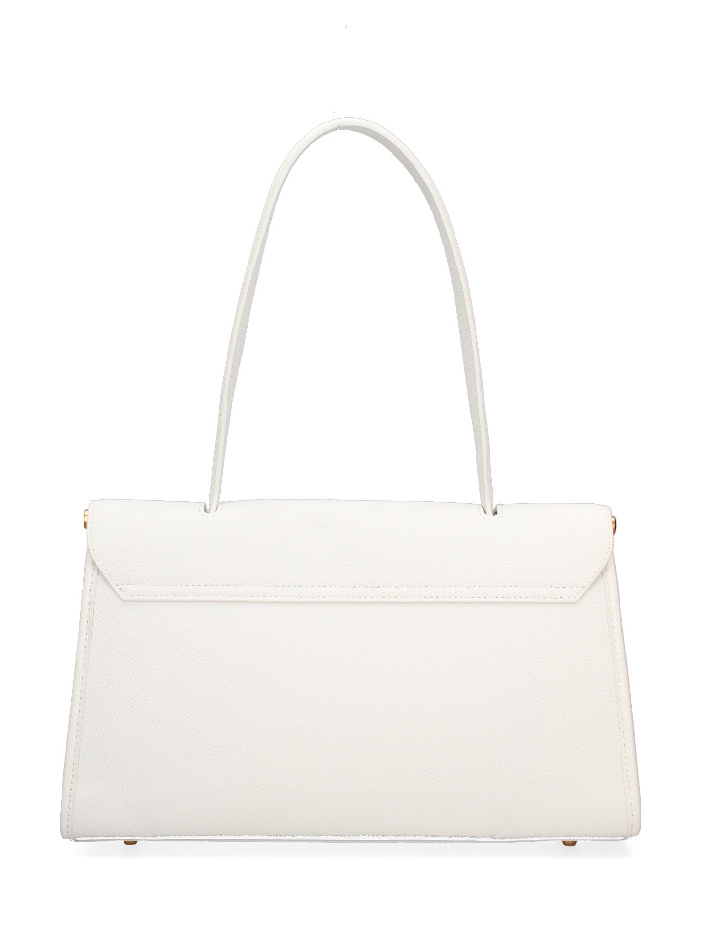 Borsa a Mano in Vera Pelle Bianco