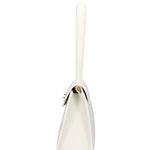 Borsa a Mano in Vera Pelle Bianco