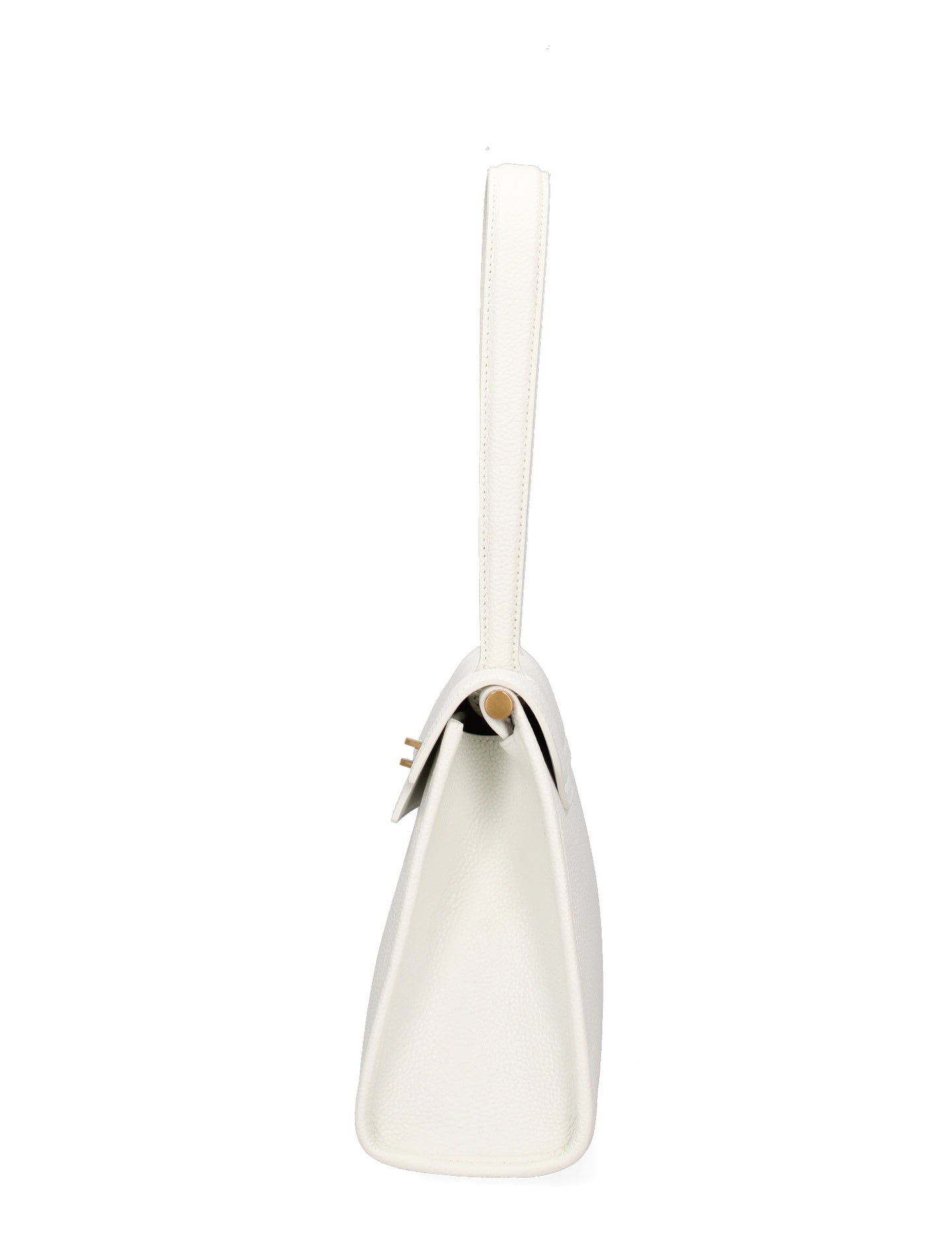 Borsa a Mano in Vera Pelle Bianco