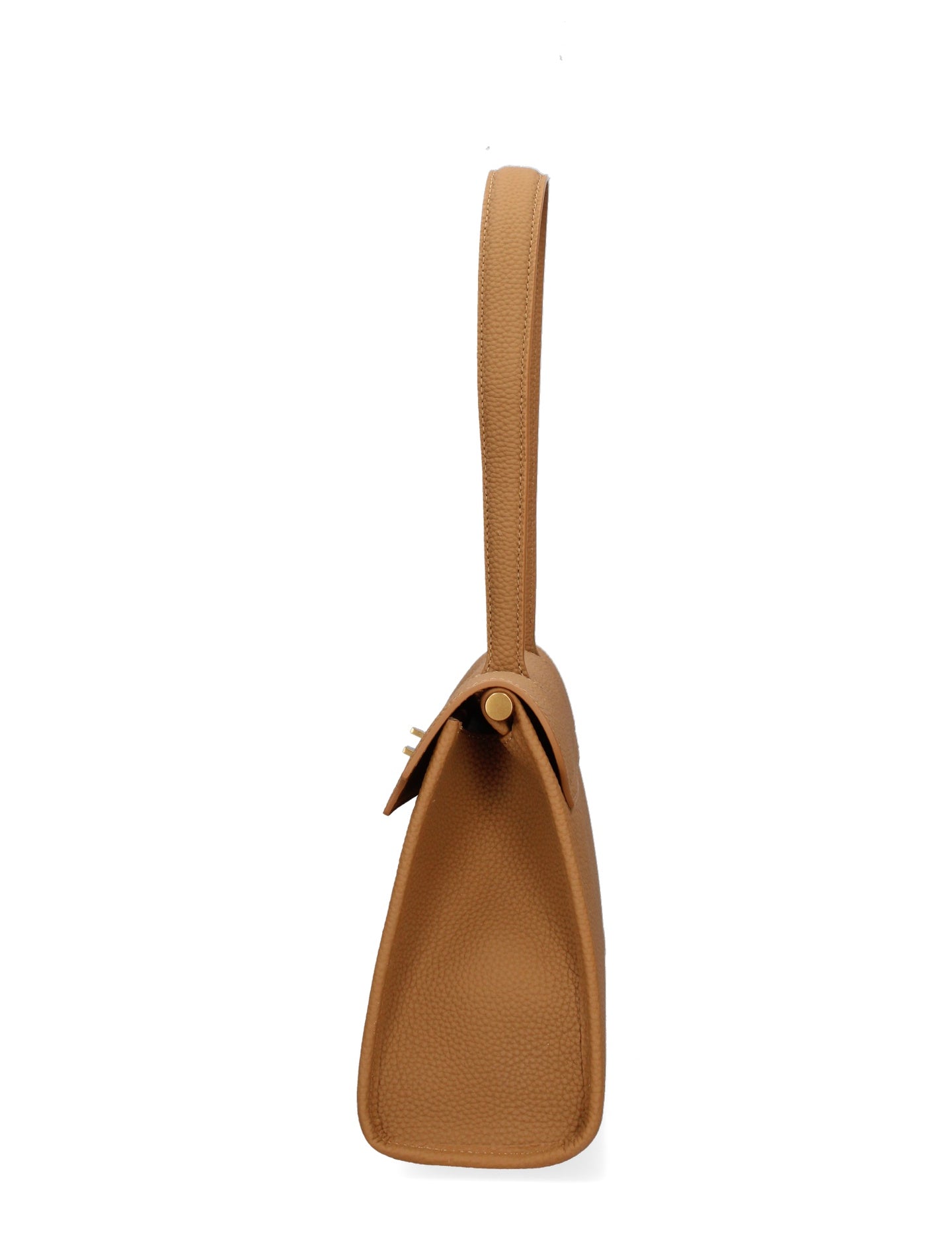 Borsa a Mano in Vera Pelle Cognac