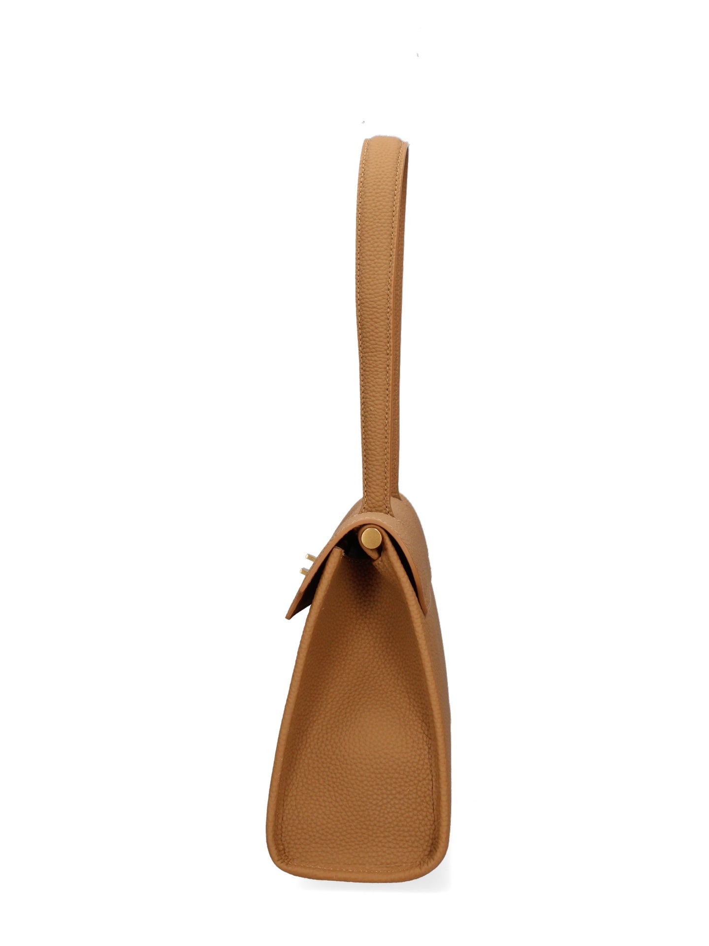 Borsa a Mano in Vera Pelle Cognac