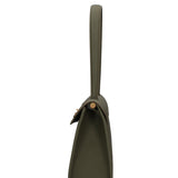 Borsa a Mano in Vera Pelle Verde