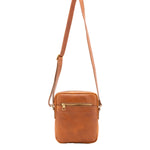 Borsa a tracolla uomo vera pelle Made in Italy 4313-MIELE Alessia Firenze