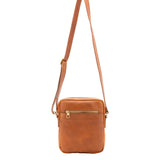 Borsa a tracolla uomo vera pelle Made in Italy 4313-MIELE Alessia Firenze