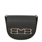 Borsa a tracolla da donna 100% pelle MYB-8009-FW-NERO My Best Bag