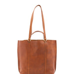 Borsa a spalla unisex in vera pelle Made in Italy 4610-MIELE Alessia Firenze