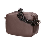 Barbara Borsa a spalla da donna Vera pelle 05706-D23 T.MORO DARK BROWN Gave Lux