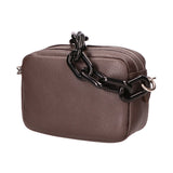 Barbara Borsa a spalla da donna Vera pelle 05706-D23 T.MORO DARK BROWN Gave Lux