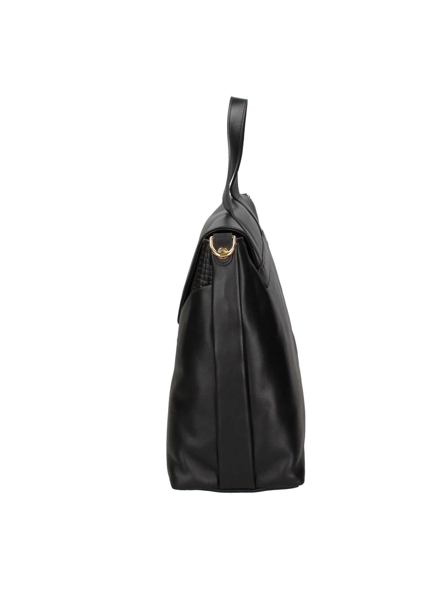 Edera Ultra Borsa a mano da donna 100% pelle B17202-NERO Braccialini