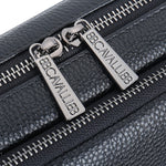 Borsa a mano da uomo 100% vera pelle BC1483-BLACK B Cavalli