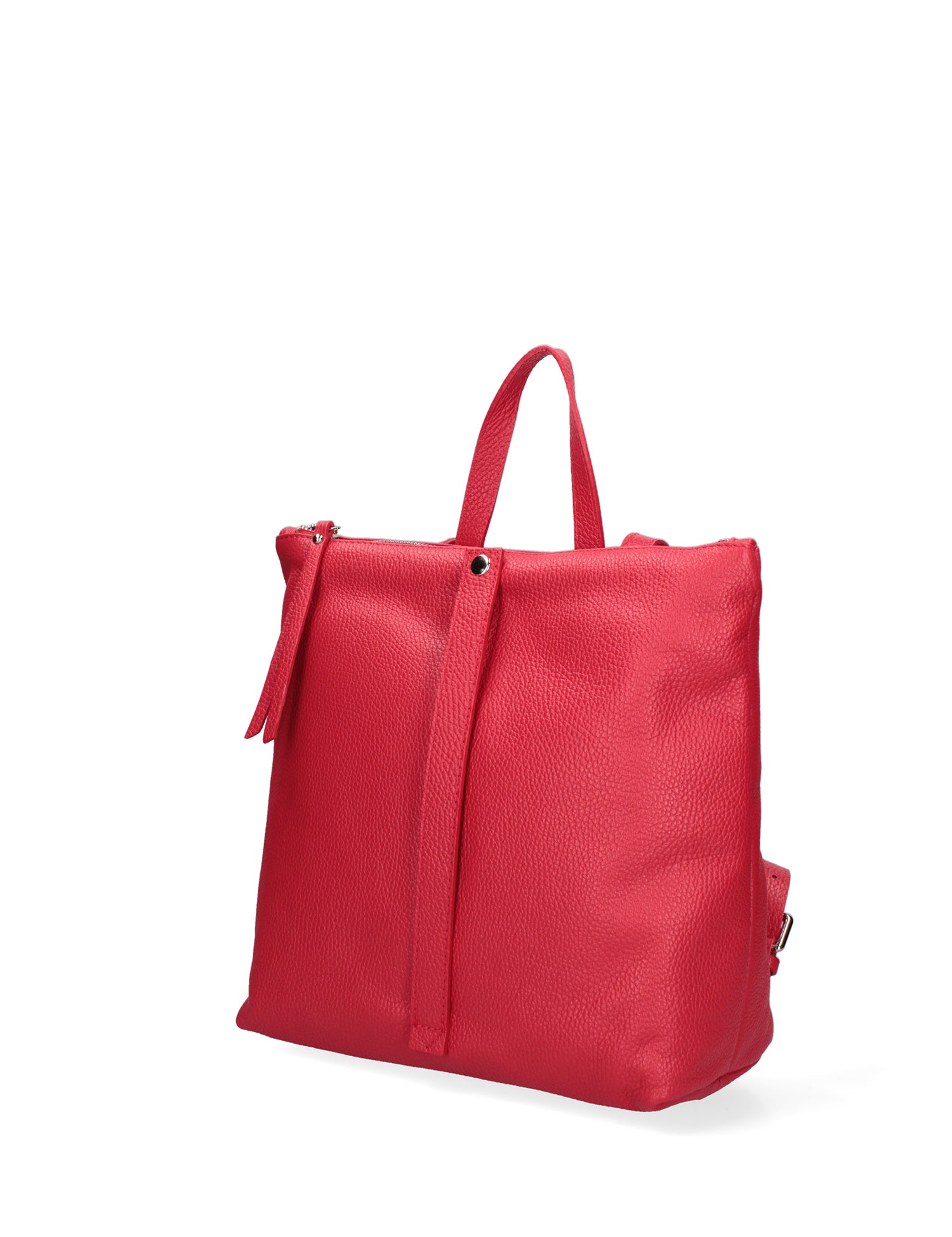 Borsa a mano da donna Vera pelle 07137-D58 ROSSO FUOCO Roberta Rossi