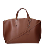 Lumena Borsa a mano da donna Vera pelle 2094-L131 MARRONE Gave Lux