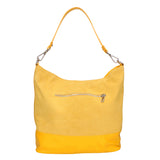 Graziana Borsa a spalla da donna Vera pelle 05960-51 GIALLO 04 GIALLO Gave Lux